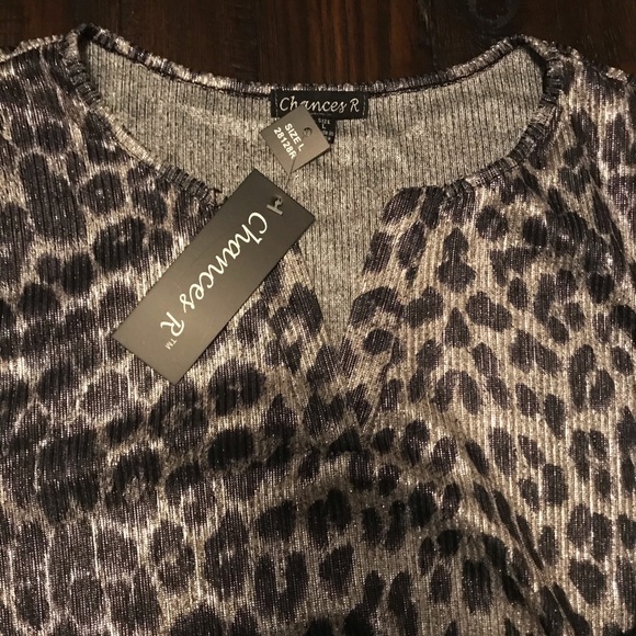 Chances R Leopard Blouse - Picture 3 of 3